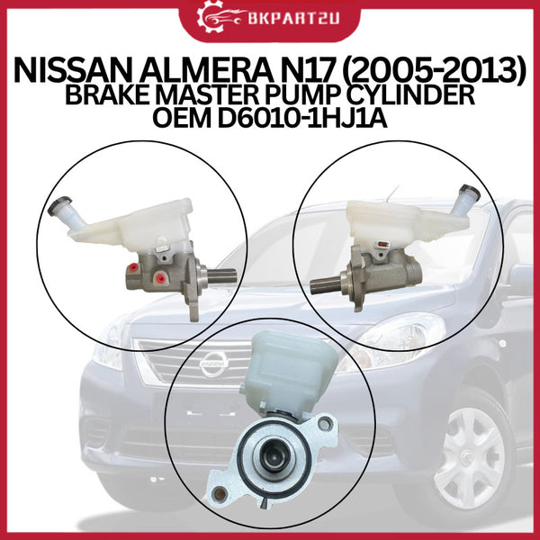 NISSAN ALMERA N17 (2005-2013) BRAKE MASTER PUMP CYLINDER MADE BY OEM 3 MONTH WARRANTY D6010-1HJ1A