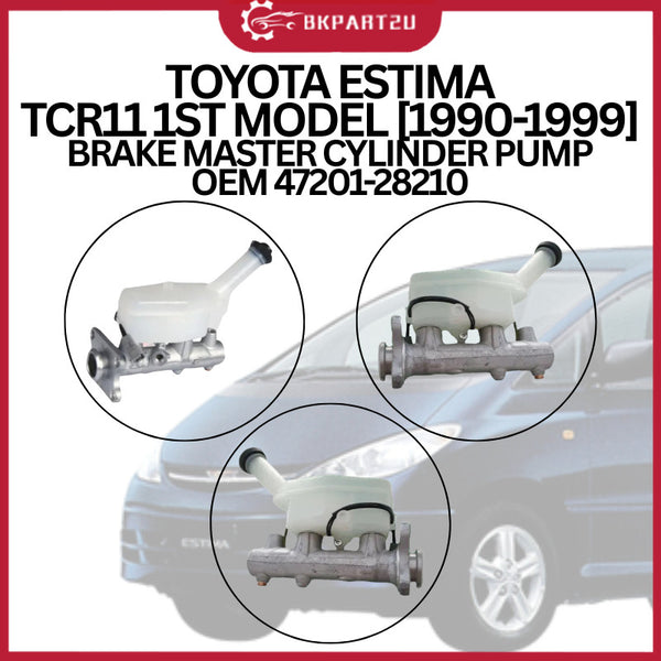 TOYOTA ESTIMA TCR11 1ST MODEL 1990-1999 BRAKE MASTER CYLINDER PUMP OEM 47201-28210 3 MONTH WARRANTY