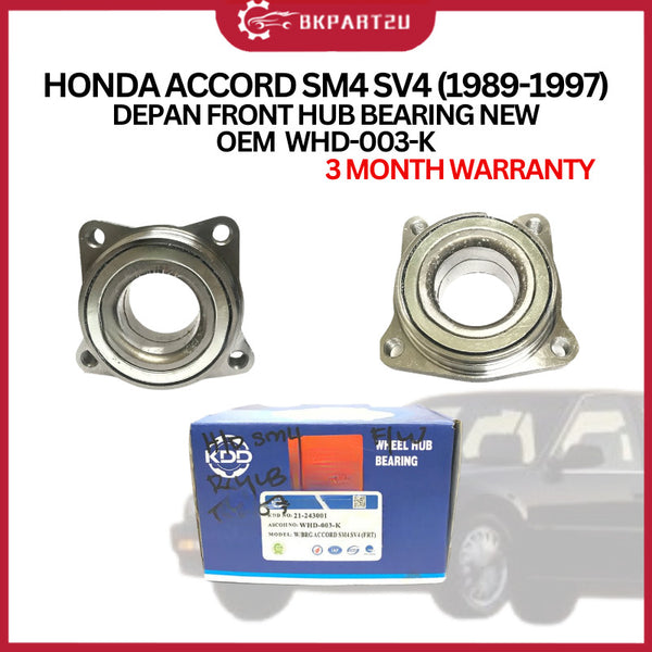HONDA ACCORD SM4 SV4 (1989-1997) DEPAN FRONT HUB BEARING NEW OEM 3 MONTH WARRANTY WHD-003-K