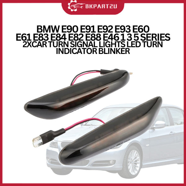 BMW E90 E91 E92 E93 E60 E61 E83 E84 E82 E88 E46 1 3 5 SERIES 2XCAR TURN SIGNAL LIGHTS LED TURN INDICATOR BLINKER
