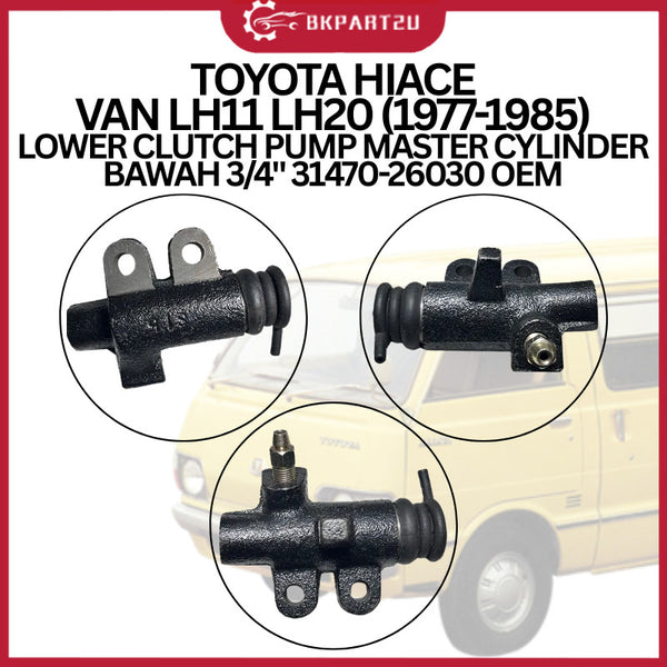 TOYOTA HIACE VAN LH11 LH20 (1977-1985) LOWER CLUTCH PUMP CLUTCH MASTER CYLINDER BAWAH CLUTCH PUMP 3/4" 31470-26030 OEM