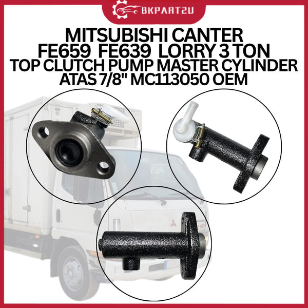 MITSUBISHI CANTER FE659 FE639 LORRY 3TON TOP CLUTCH PUMP MASTER CYLINDER ATAS 7/8'' MC113050 3 MONTH WARRANTY OEM