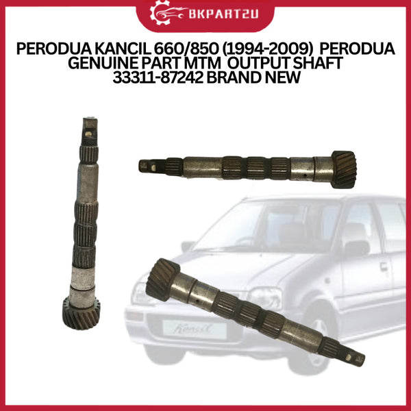 [DELIVERY ON 48 HOURS] PERODUA KANCIL 660/850 (1994-2009)  PERODUA GENUINE PART MTM  OUTPUT SHAFT 33311-87242 BRAND NEW