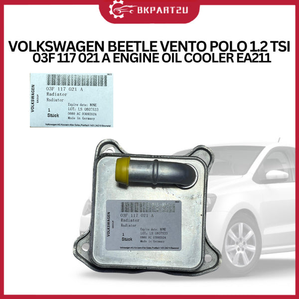 VOLKSWAGEN BEETLE VENTO POLO 1.2 TSI 03F 117 021 A ENGINE OIL COOLER EA211
