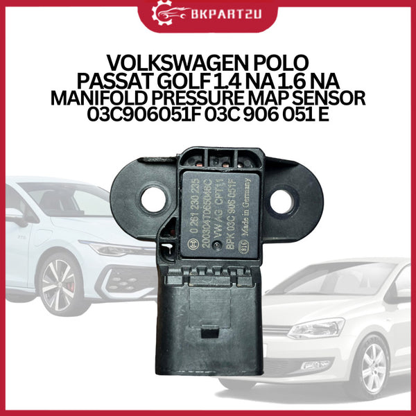 VOLKSWAGEN POLO PASSAT GOLF 1.4 NA 1.6 NA MANIFOLD PRESSURE MAP SENSOR 03C906051F 03C 906 051 E