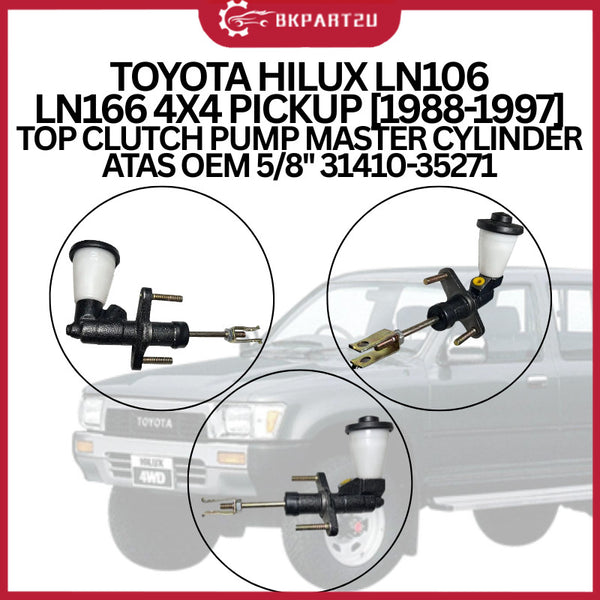 TOYOTA HILUX LN106 LN166 4X4 PICKUP 1988-1997 TOP CLUTCH PUMP MASTER CYLINDER ATAS 5/8'' 31410-35271