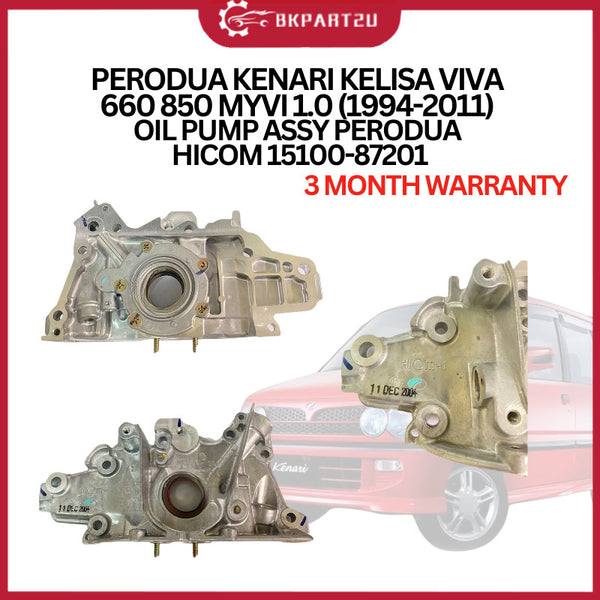Perodua Kenari Kelisa Viva 660 850 Myvi 1.0 (1994-2011) Oil Pump Assy Perodua Hicom 15100-87201