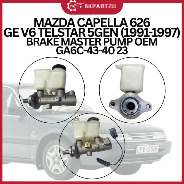 MAZDA CAPELLA 626 GE V6 TELSTAR FIFTH GENERATION (1991-1997) BRAKE MASTER PUMP BRAKE OEM 3 MONTH WARRANTY GA6C-43-40 23.