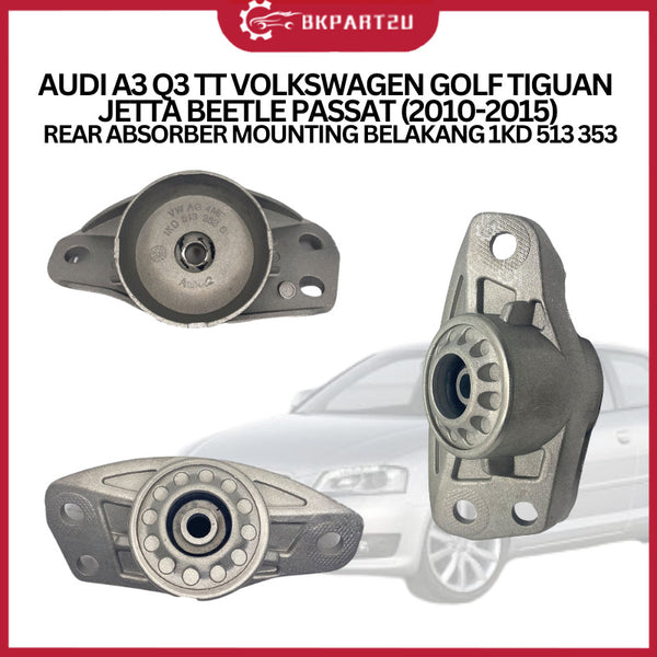 Audi A3 Q3 Tt Volkswagen Golf Tiguan Jetta Beetle Passat (2010-2015) Rear Absorber Mounting Belakang 1KD 513 353
