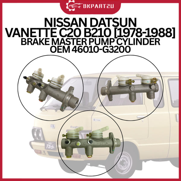 NISSAN DATSUN VANETTE C20 B210 1978-1988 BRAKE MASTER PUMP CYLINDER OEM 3 MONTH WARRANTY 46010-G3200