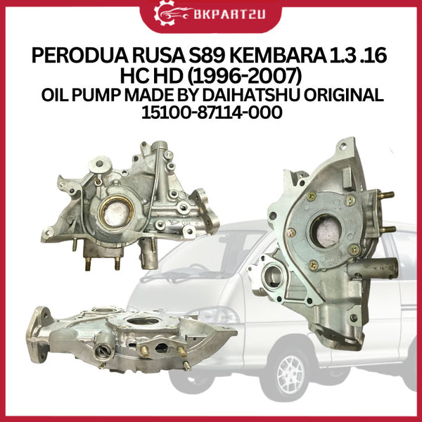 DAIHATSU S89 PERODUA RUSA KEMBARA 1.3 1.6 HC HD (1996-2007) OIL PUMP OEM JEPUN 15100-87114-000
