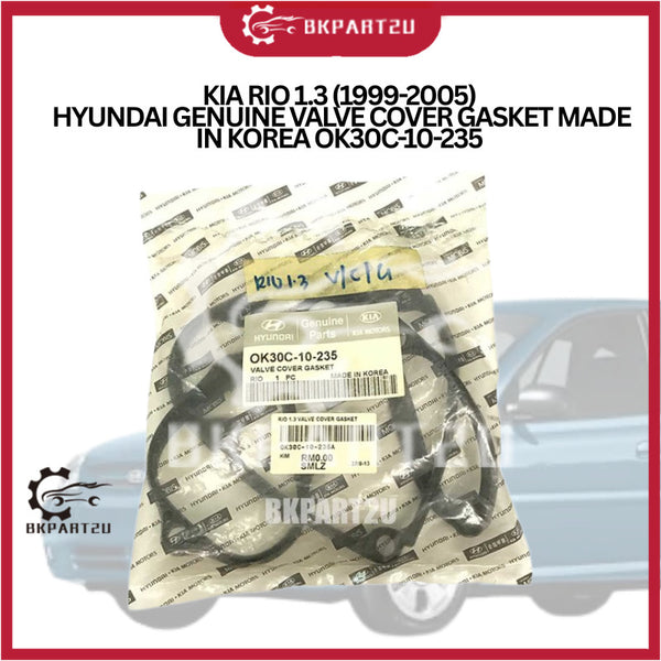 KIA RIO 1.3 (1999-2005) HYUNDAI GENUINE VALVE COVER GASKET MADE IN KOREA OK30C-10-235