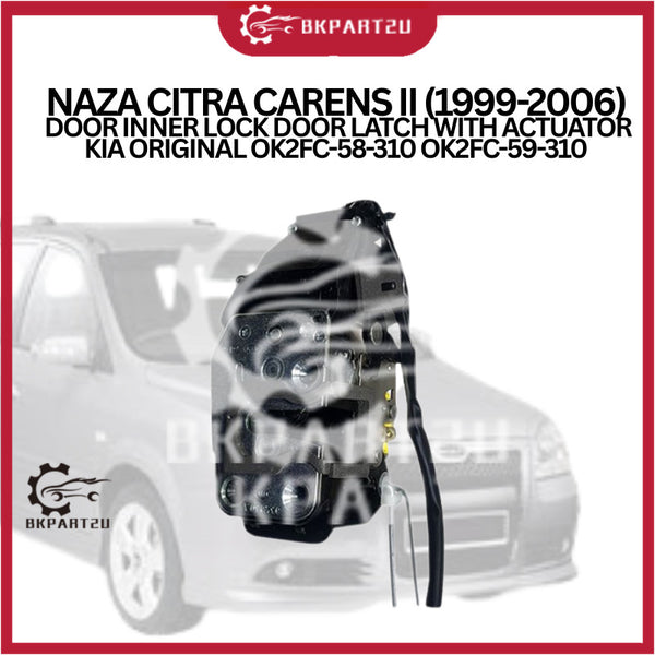 NAZA CITRA CARENS II (1999-2006) DOOR INNER LOCK DOOR LATCH WITH ACTUATOR KIA ORIGINAL OK2FC-58-310 OK2FC-59-310