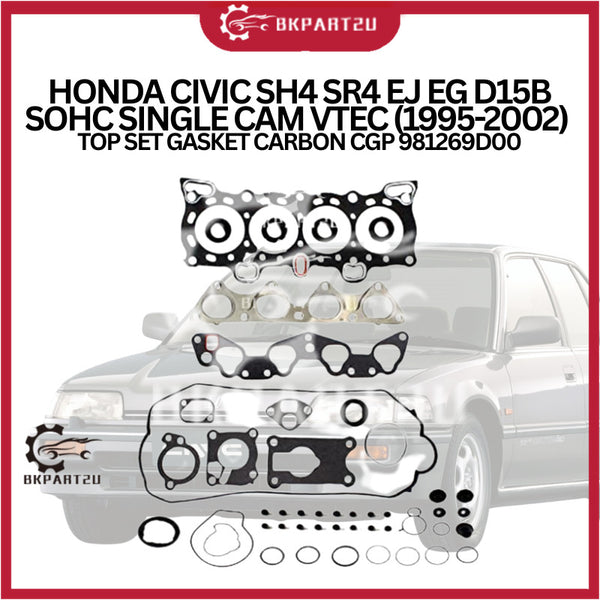 Honda Civic Sh4 Sr4 Ej Eg D15b Sohc Single Cam Vtec (1995-2002) Top Set Gasket Carbon Cgp 981269D00