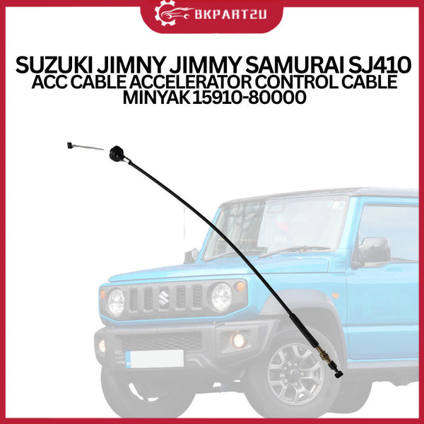 SUZUKI JIMNY JIMMY SAMURAI SJ410  ACC CABLE ACCELERATOR CONTROL CABLE MINYAK 15910-80000