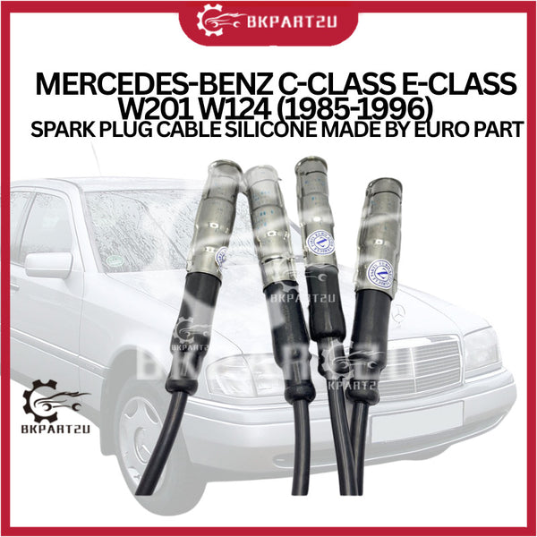 Mercedes-benz C-class E-class W201 W124 (1985-1996) Spark Plug Cable Silicone Made By Euro Part