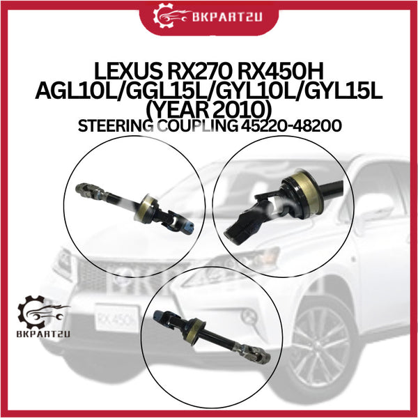 LEXUS RX270 RX450H AGL10L/GGL15L/GYL10L/GYL15L (YEAR 2010) STEERING COUPLING  6 MONTH WARRANTY 45220-48200