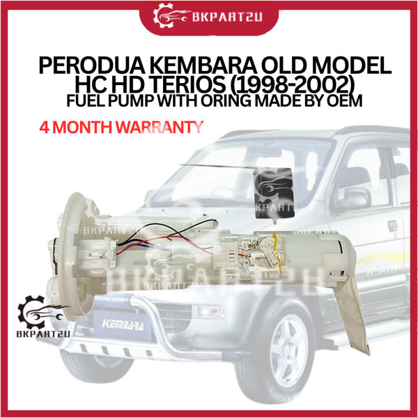 PERODUA KEMBARA OLD MODEL HC HD TERIOS (1998-2002) FUEL PUMP WITH ORING MADE BY OEM 4 MONTH WARRANTY