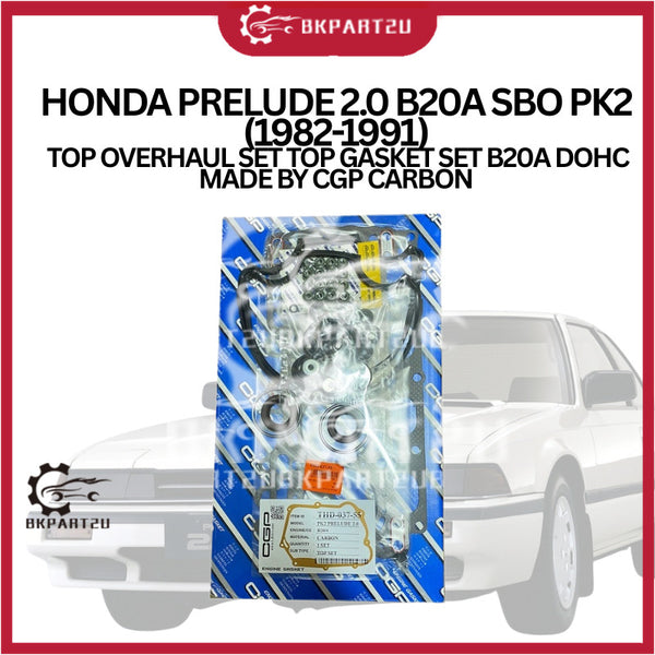 HONDA PRELUDE 2.0 B20A SBO PK2 (1982-1991) TOP OVERHAUL SET TOP GASKET SET B20A DOHC MADE BY CGP CARBON