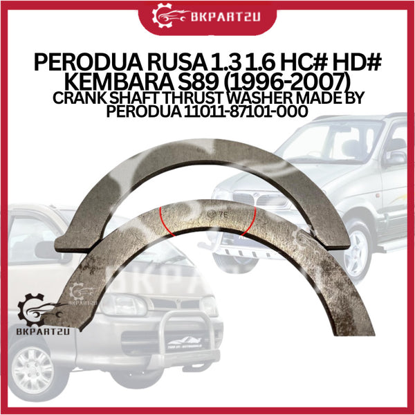 PERODUA RUSA 1.3 1.6 HC# HD# KEMBARA S89 (1996-2007) CRANK SHAFT THRUST WASHER MADE BY PERODUA 11011-87101-000