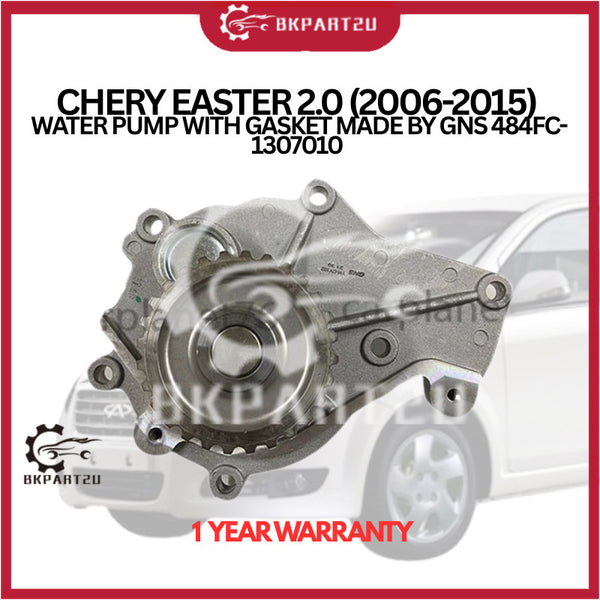 CHERY EASTER 2.0 (2006-2015) WATER PUMP WITH GASKET MADE BY GNS 484FC-1307010 1 YEAR WARRANTY