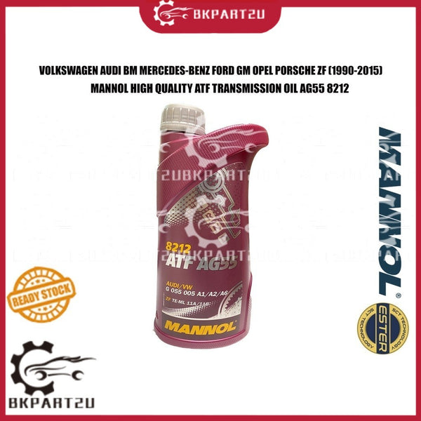 VOLKSWAGEN AUDI BM MERCEDES-BENZ FORD GM OPEL PORSCHE ZF (1990-2015) MANNOL ATF TRANSMISSION OIL AG55 8212 MINYAK AUTO