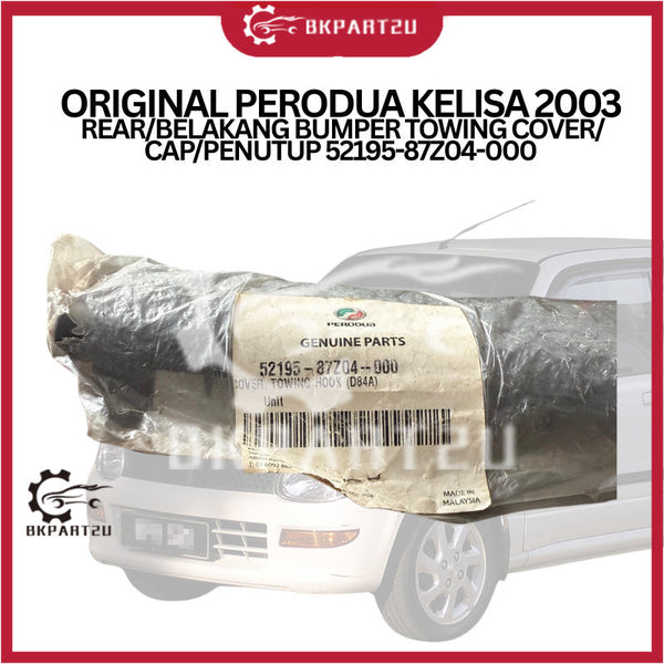 ORIGINAL PERODUA KELISA 2003  REAR/BELAKANG BUMPER TOWING COVER/ CAP/PENUTUP 52195-87Z04-000