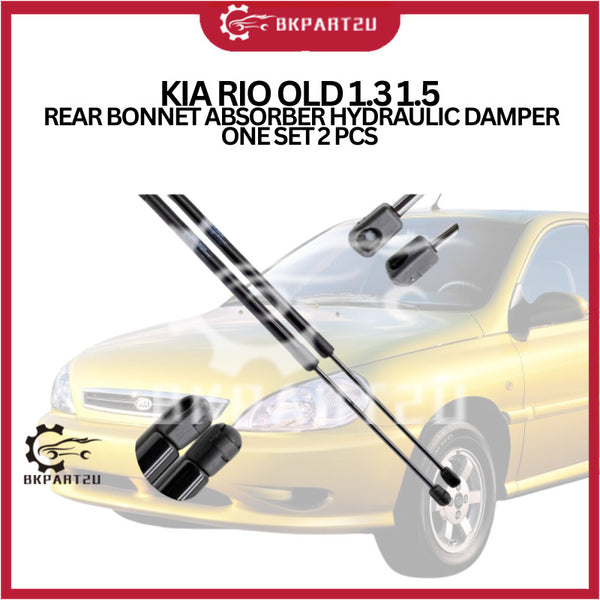 KIA RIO OLD 1.3 1.5 REAR BONNET ABSORBER HYDRAULIC DAMPER ONE SET 2 PCS
