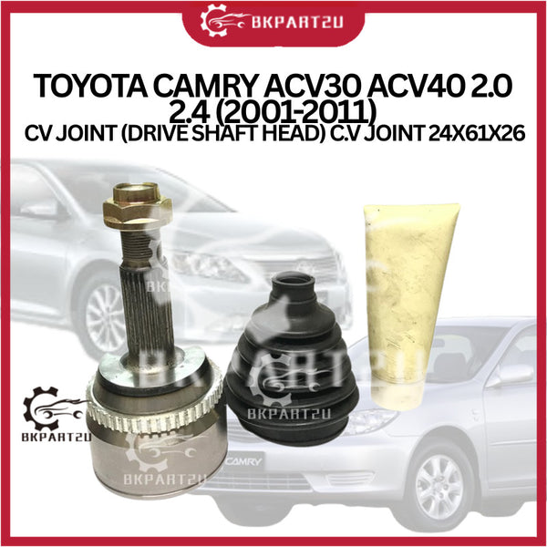 TOYOTA CAMRY ACV30 ACV40 2.0 2.4 (2001-2011) CV JOINT (DRIVE SHAFT HEAD) C.V JOINT 24X61X26