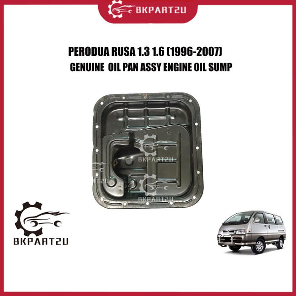 PERODUA RUSA 1.3 1.6 (1996-2007)  OIL PAN ASSY ENGINE OIL SUMP MADE BY ORIGINAL PERODUA  GENUINE PART  OIL PAN OIL SUMP