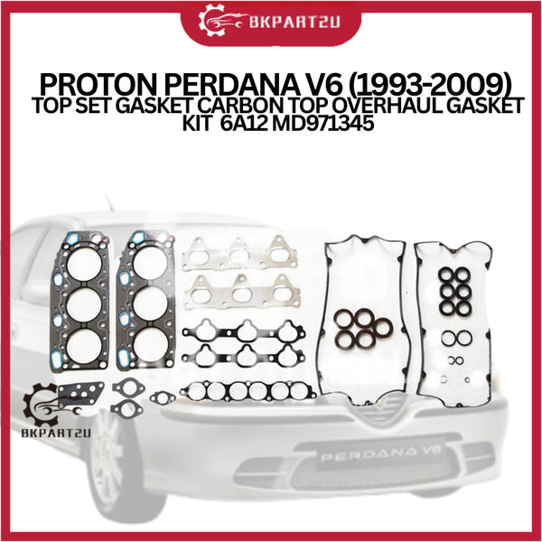 PROTON PERDANA V6 (1993-2009) TOP SET GASKET CARBON TOP OVERHAUL GASKET KIT  6A12 MD971345