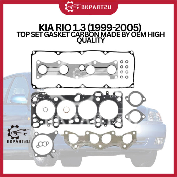 KIA RIO 1.3 (1999-2005) TOP SET GASKET CARBON MADE BY OEM HIGH QUALITY