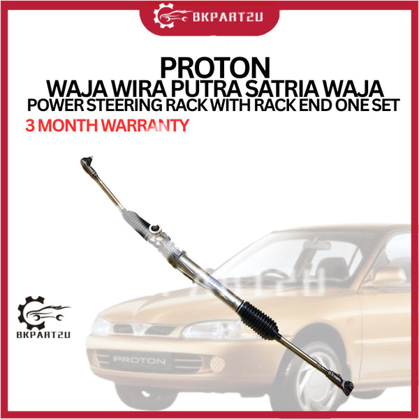 PROTON WAJA WIRA PUTRA SATRIA WAJA POWER STEERING RACK WITH RACK END ONE SET 3 MONTH WARRANTY