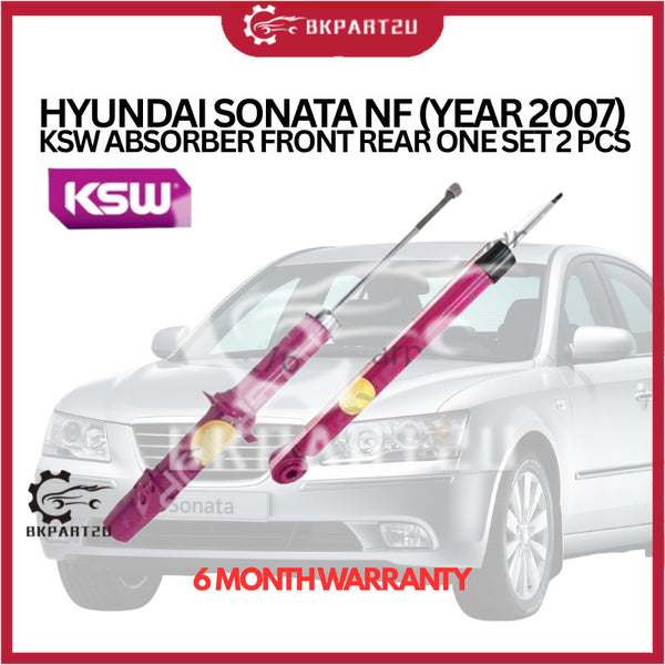 HYUNDAI SONATA NF (YEAR 2007) KSW ABSORBER FRONT REAR 6 MONTH WARRANTY ONE SET 2 PCS