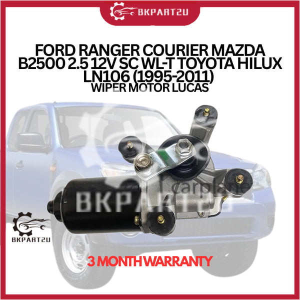 FORD RANGER COURIER MAZDA B2500 2.5 12V SC WL-T TOYOTA HILUX LN106 (1995-2011) WIPER MOTOR LUCAS